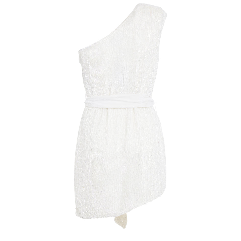 "Ella" dress in white fabric