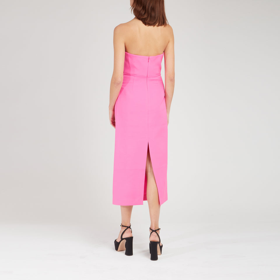 Pink fabric dress