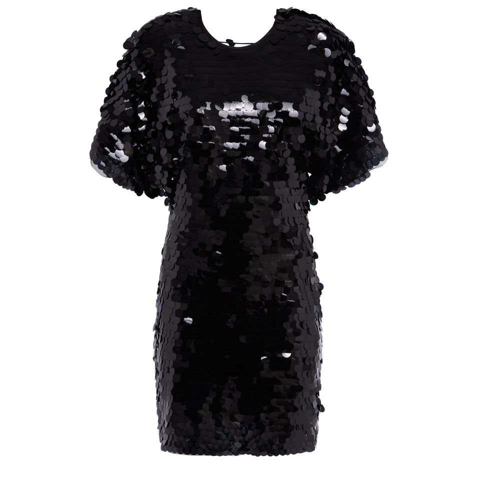 Black sequin "Jasy" dress