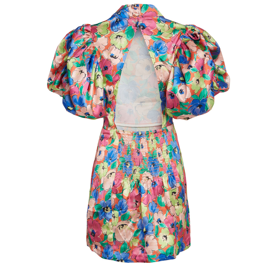 Multicolor fabric dress