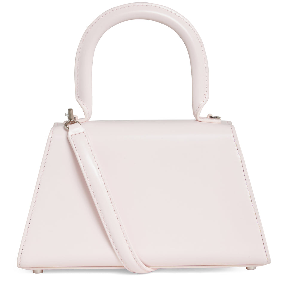 Small ''The Bow'' bag in pink leather