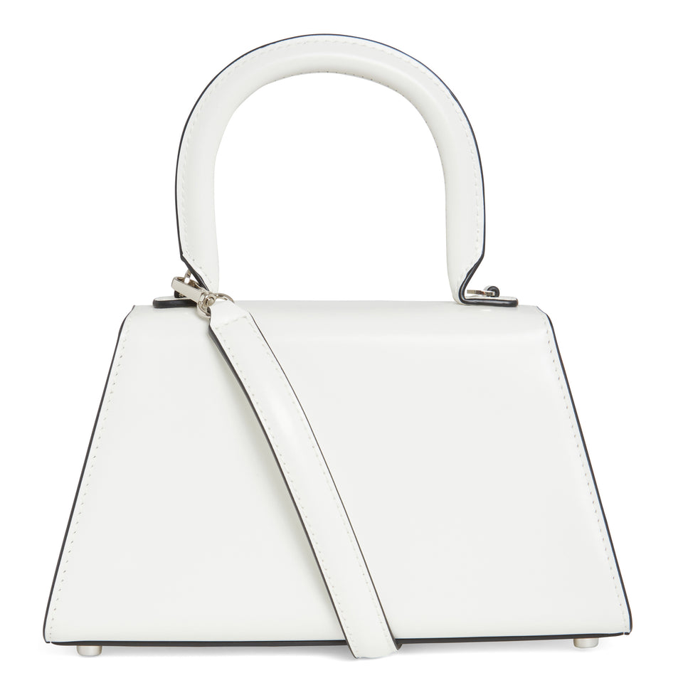 Small ''The Bow'' bag in white leather