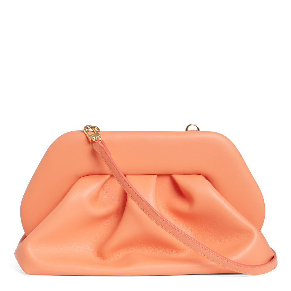 Orange faux leather "Bios Basic" bag