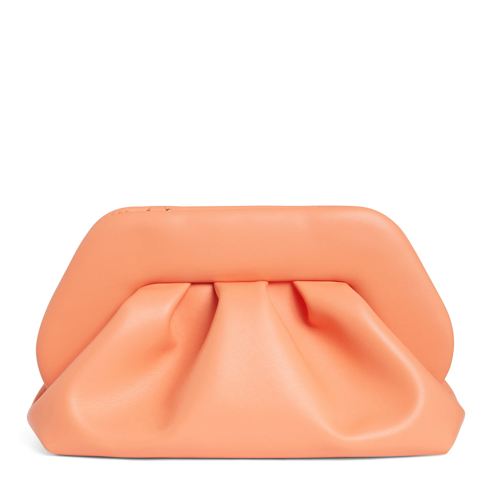 Orange faux leather "Bios Basic" bag