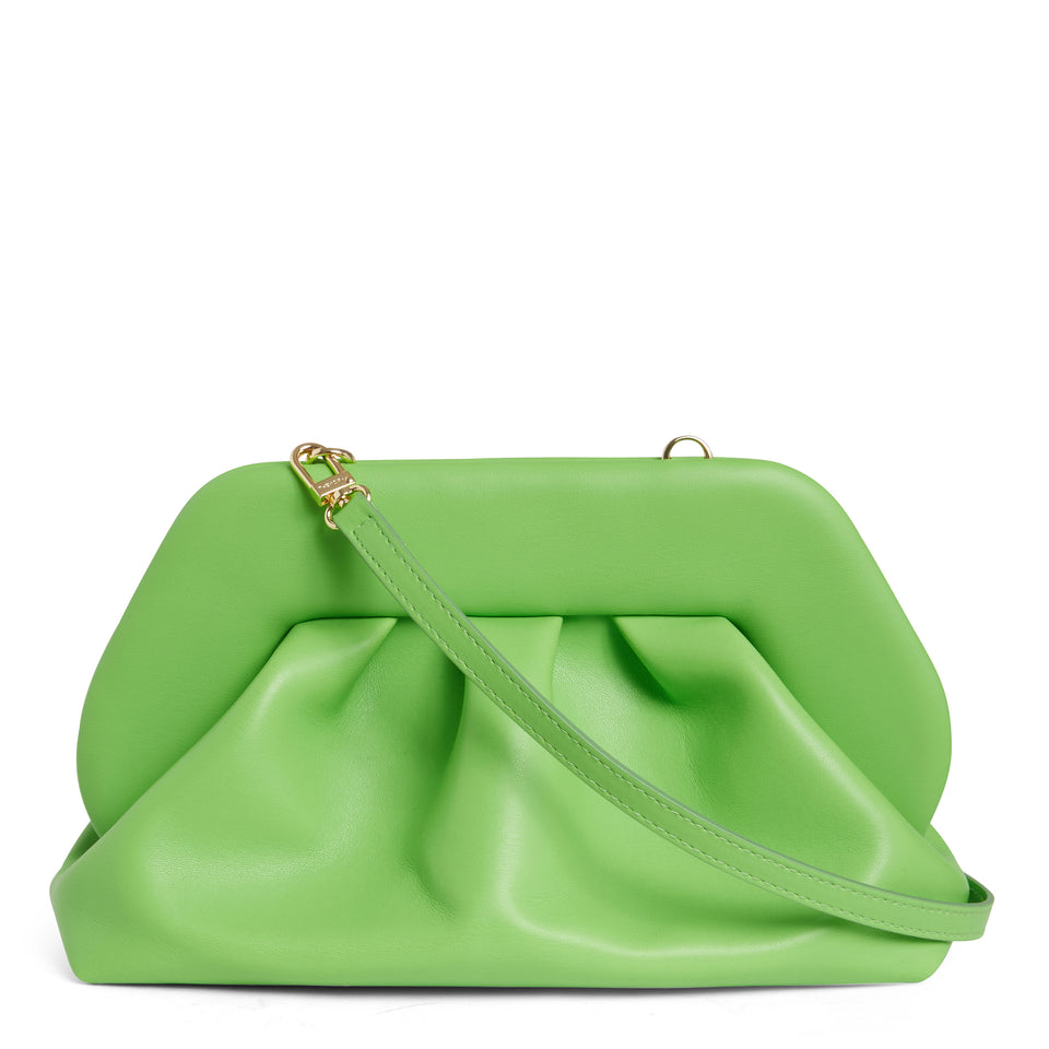 Green faux leather "Bios Basic" bag