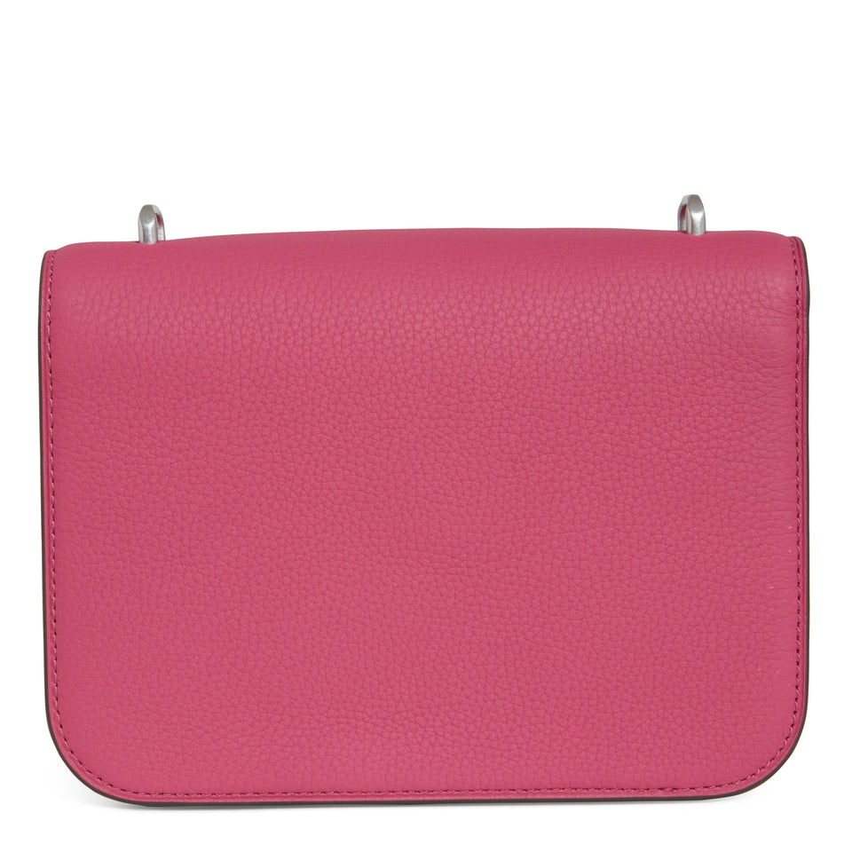 Pink leather ''Eleanor'' bag