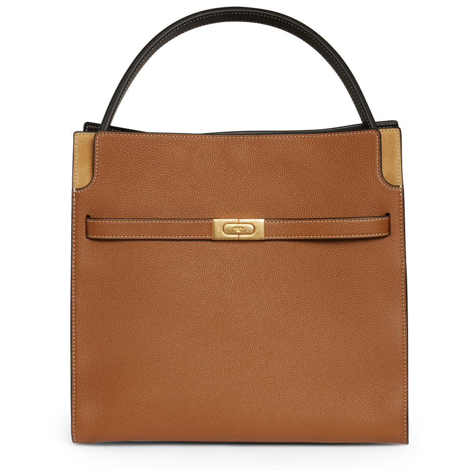 Brown leather ''Lee Radziwill'' bag