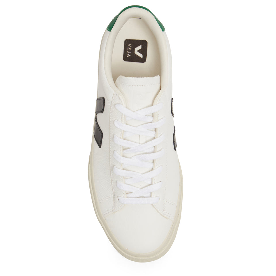 Sneakers ''Chromefree'' in pelle bianca e verde