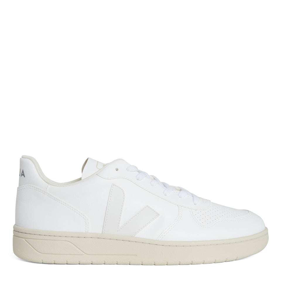 White leather ''Chromefree'' sneakers