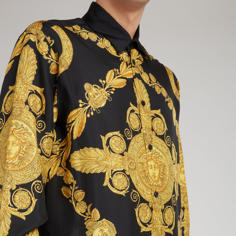 Multicolor silk ''Baroque'' shirt