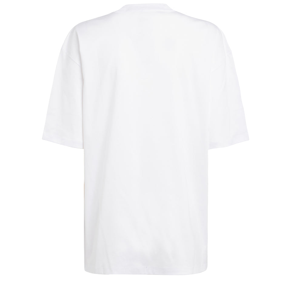 ''Versace Goddess'' T-shirt in white cotton