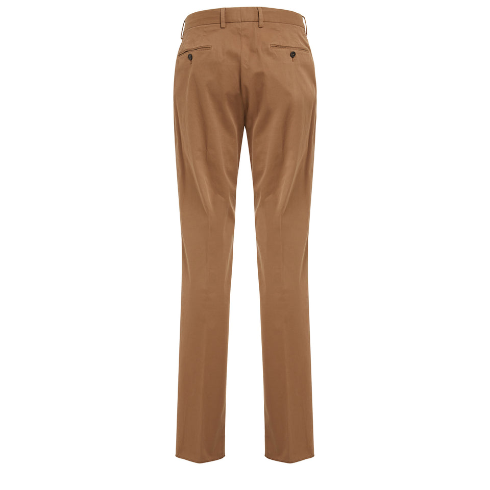 Brown cotton pants