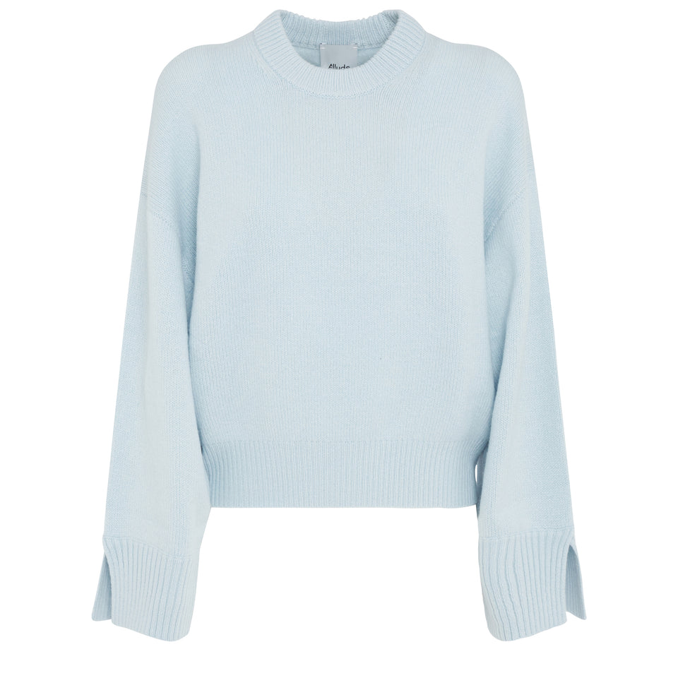 Light blue cashmere sweater