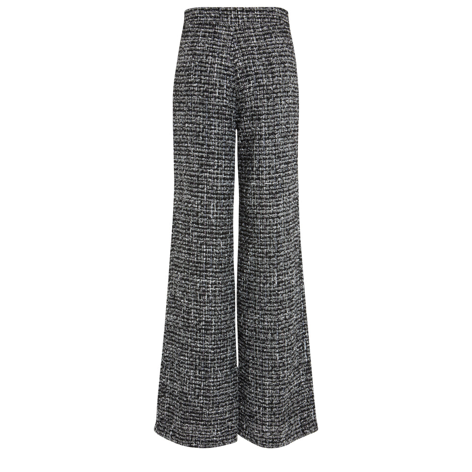 Gray tweed trousers