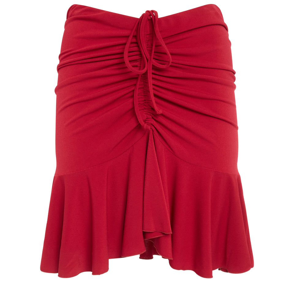 "Natasha" skirt in red fabric