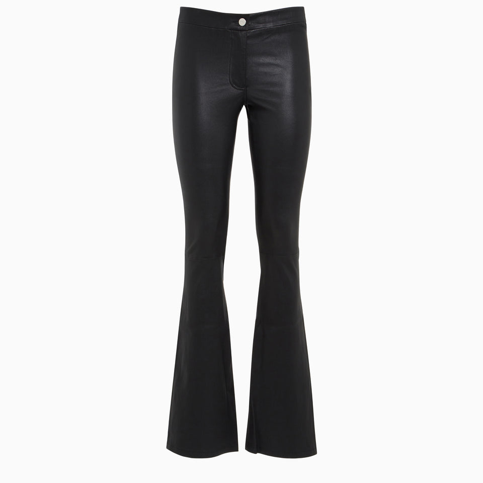 "Izzy" black leather trousers