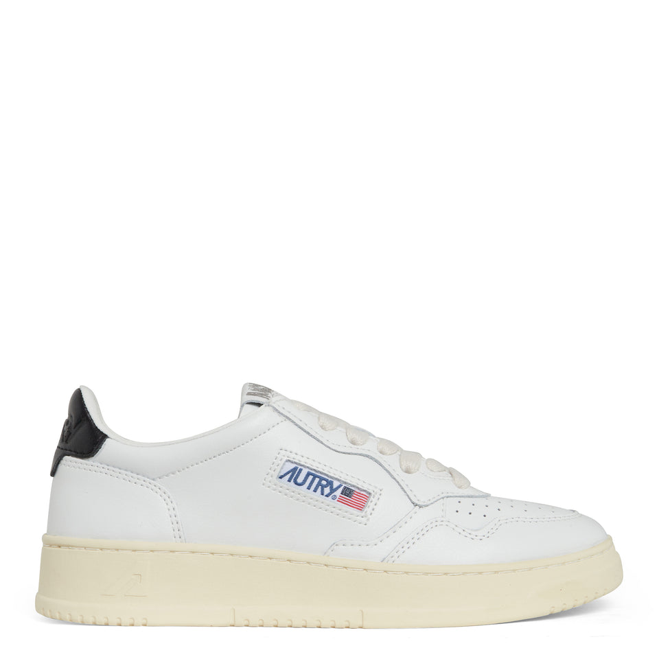 ''Medalist Low'' sneakers in white and black leather