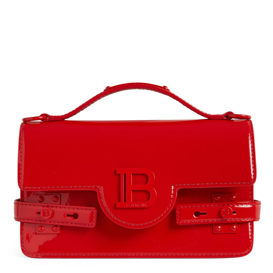 ''B-Buzz Shoulder 24'' bag in red patent leather
