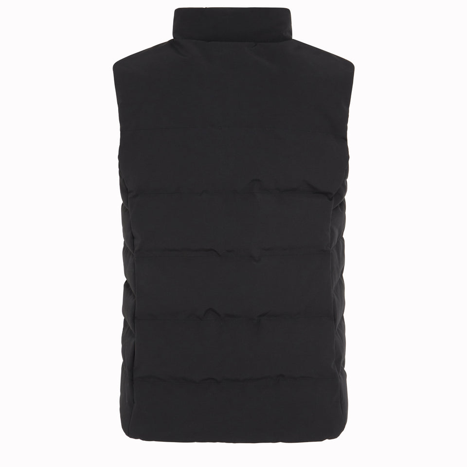 "Freestyle" vest in black fabric