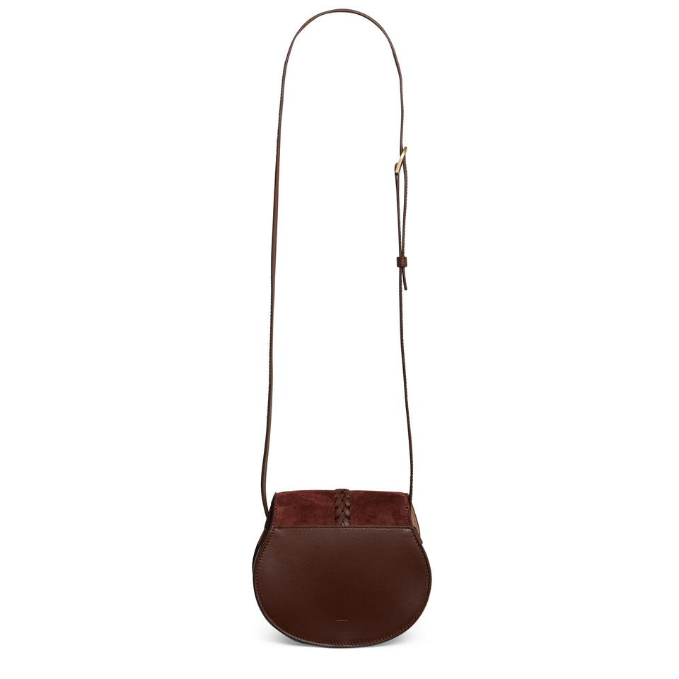 Small ''Marcie'' bag in brown leather