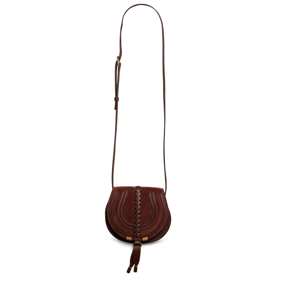Small ''Marcie'' bag in brown leather