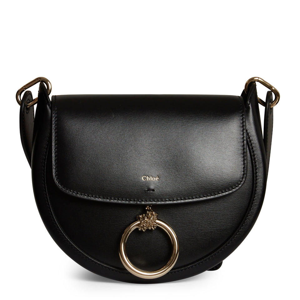Shoulder bag ''Arlene'' in black leather