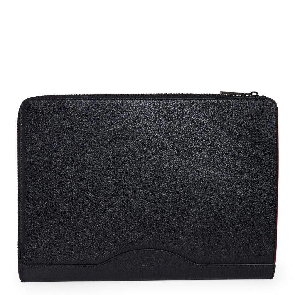 Clutch bag "For Rui" in black leather