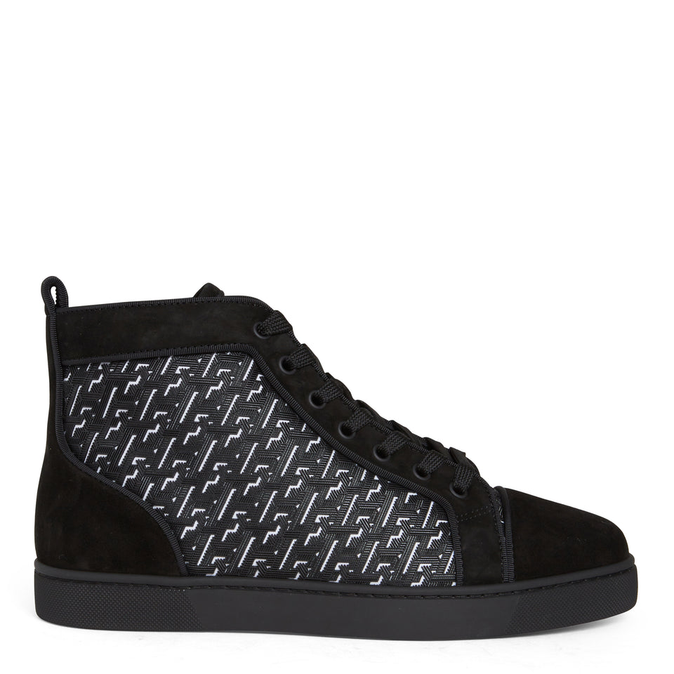 "Louis Orlato" sneakers in black fabric