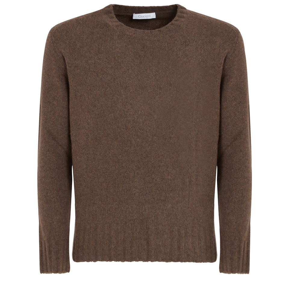 Brown wool sweater