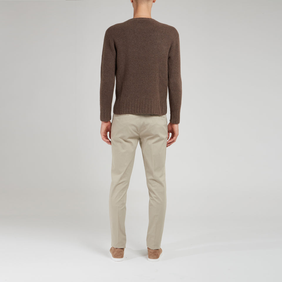 Brown wool sweater