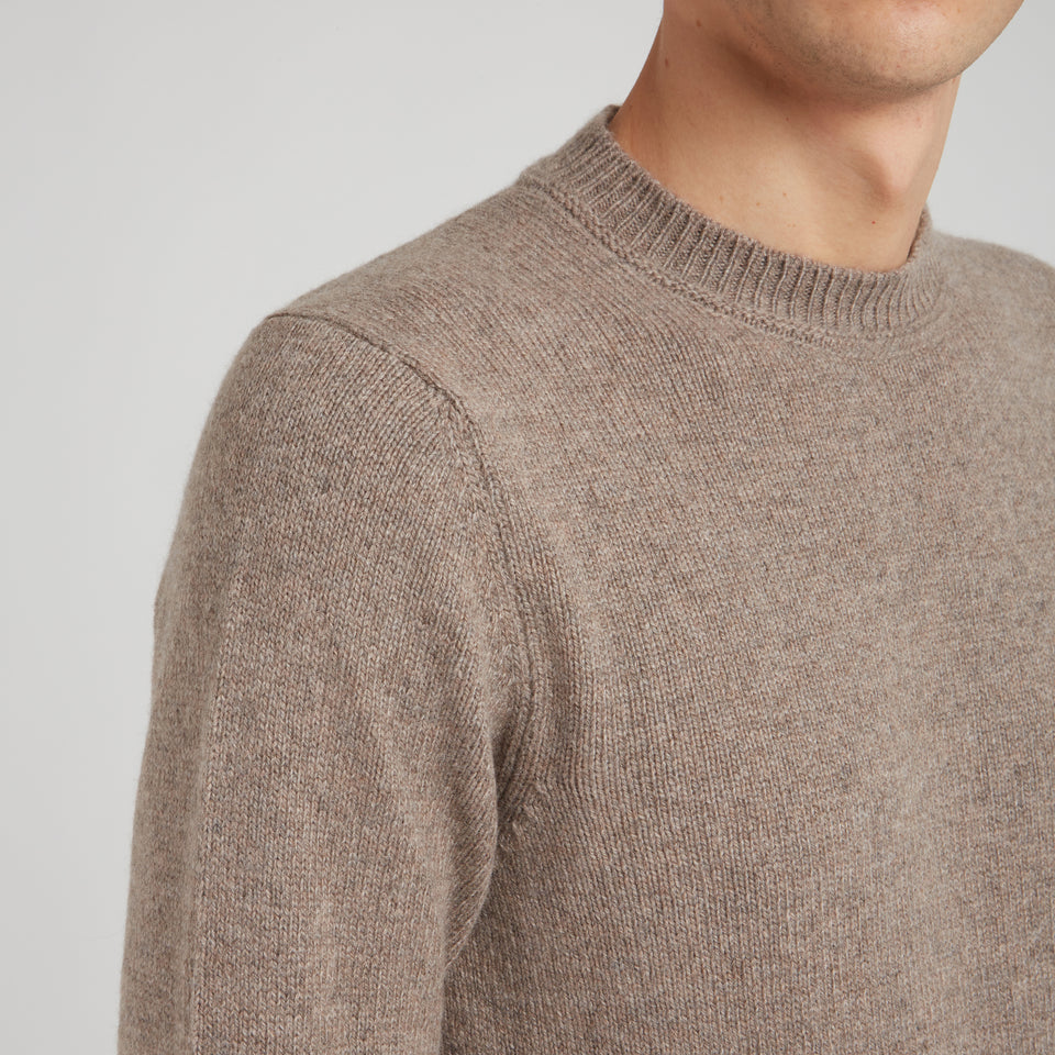 Brown cashmere sweater