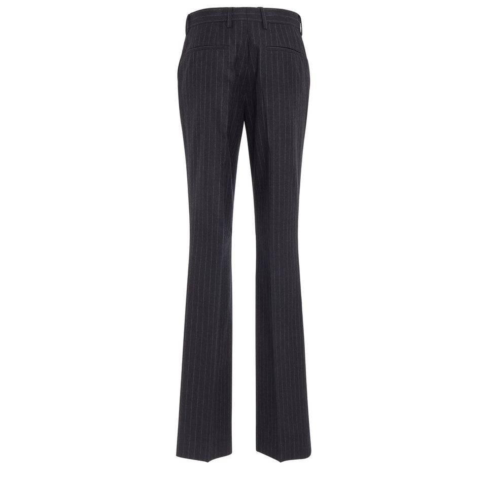 "Parchia" trousers in gray wool