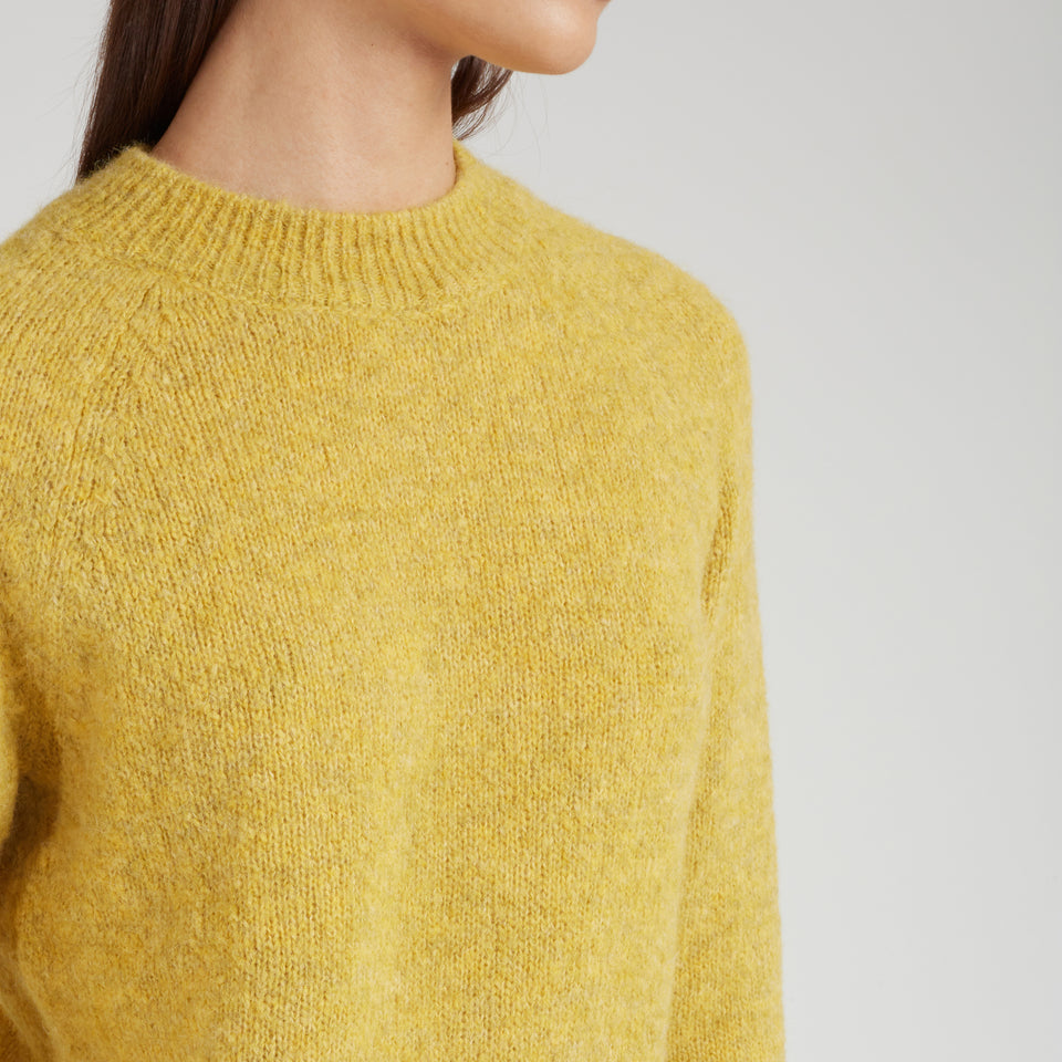 Pullover "Texas" in lana giallo