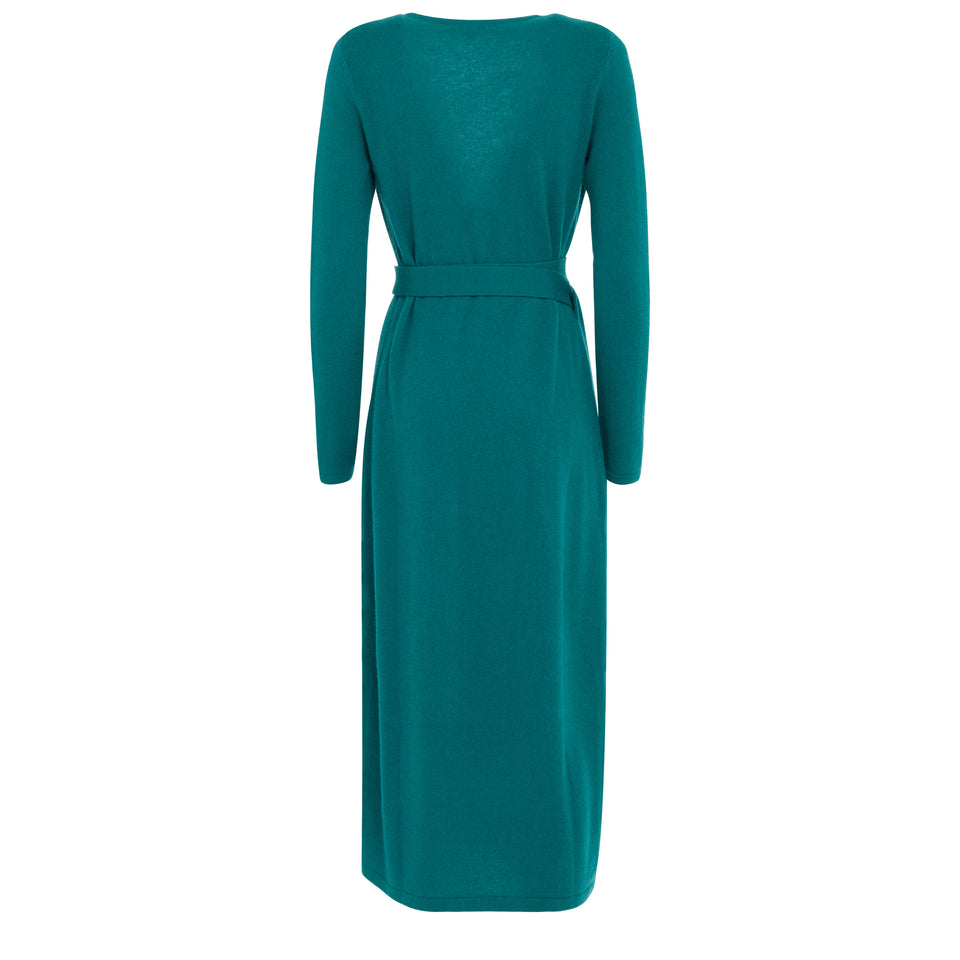 ''Astrid'' dress in green wool