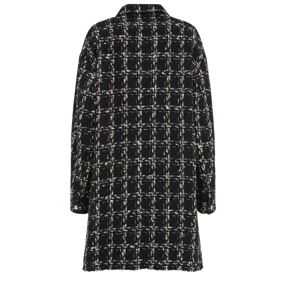 Black tweed coat
