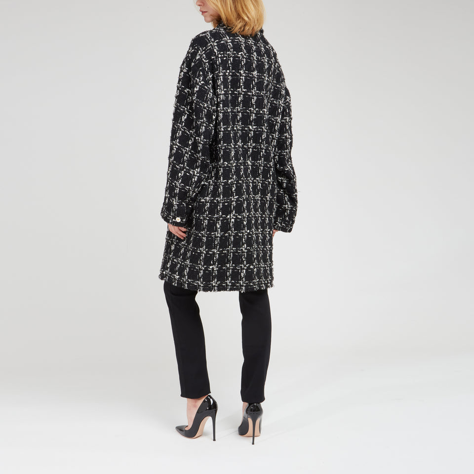 Black tweed coat