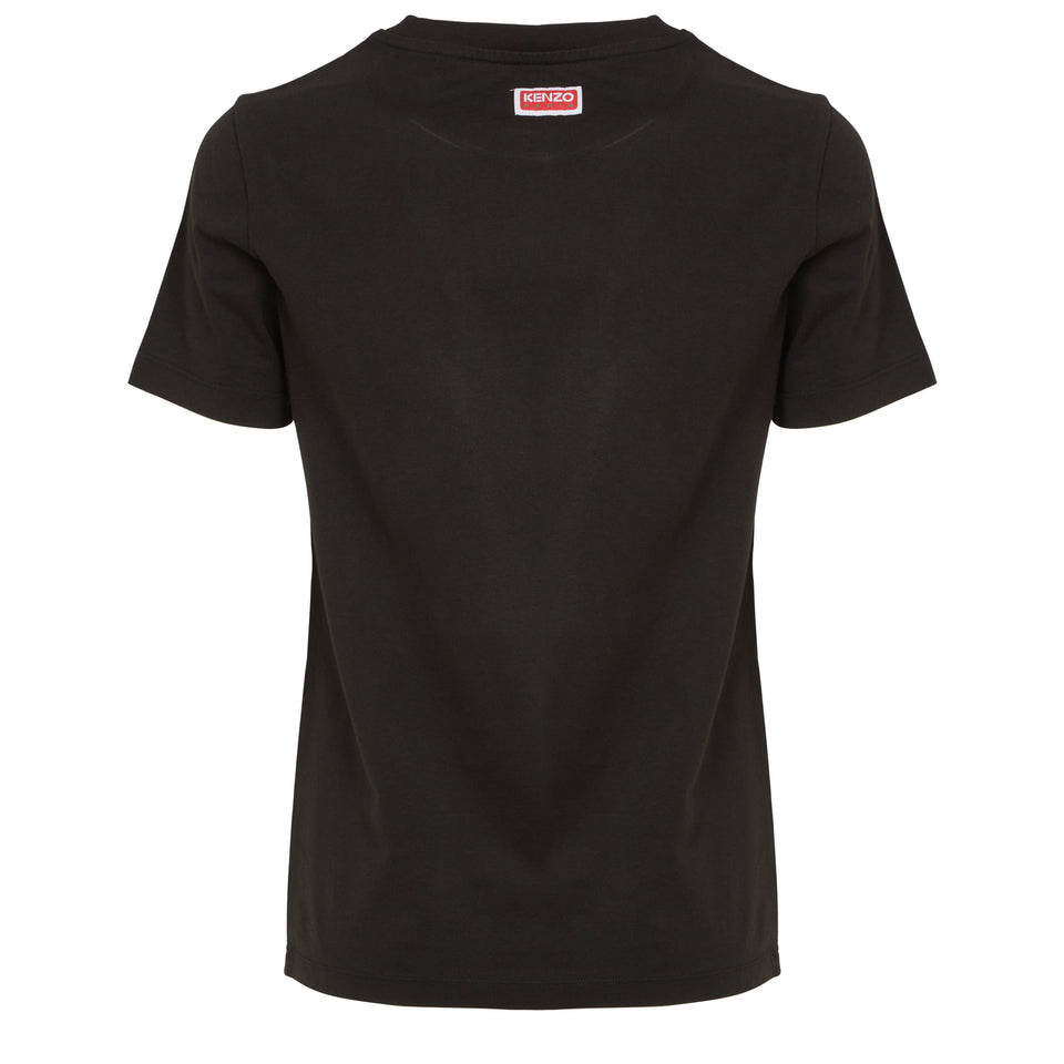 ''Tiger Varsity Jungle'' T-shirt in black cotton