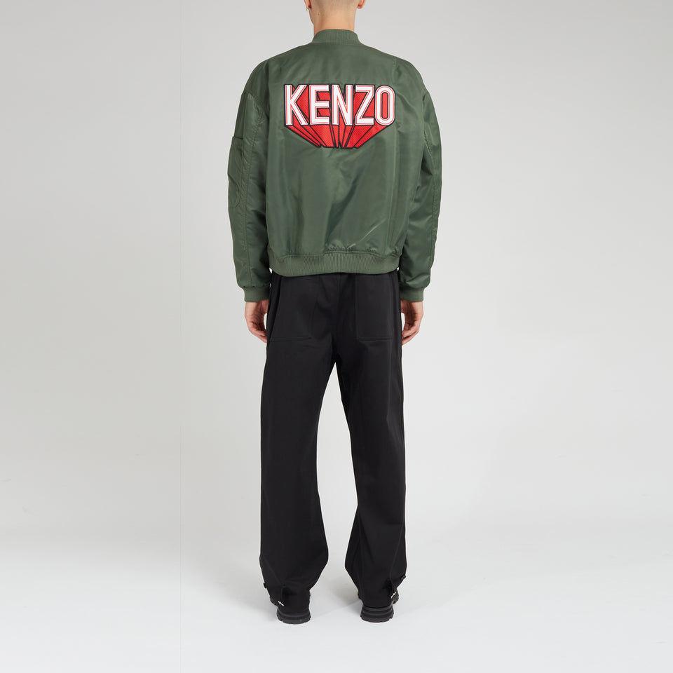 Bomber ''Kenzo 3D'' in tessuto verde