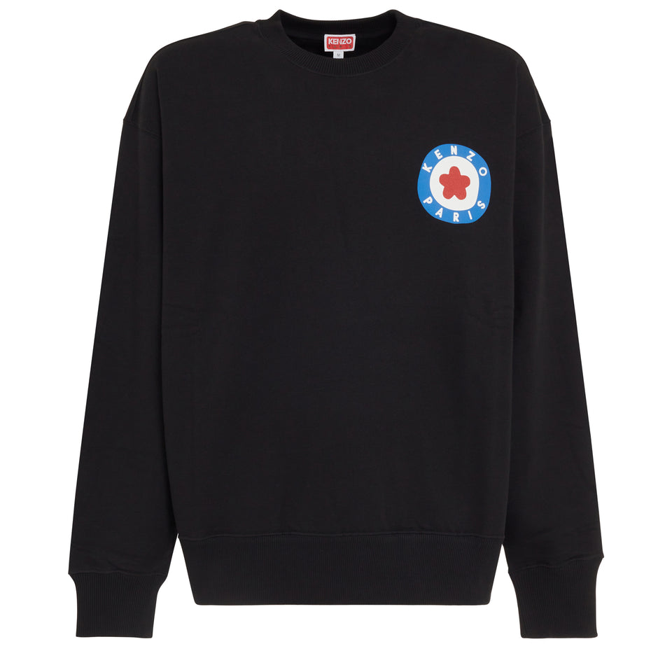 ''Kenzo Target'' sweatshirt in black cotton