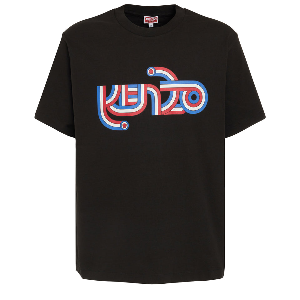 T-shirt ''Kenzo Target'' in cotone nera