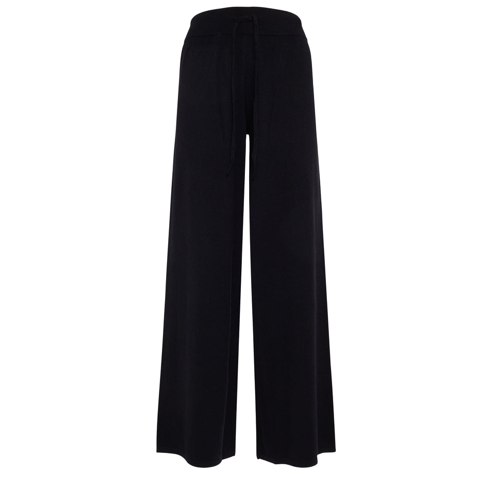 "Sofi" trousers in black cashmere