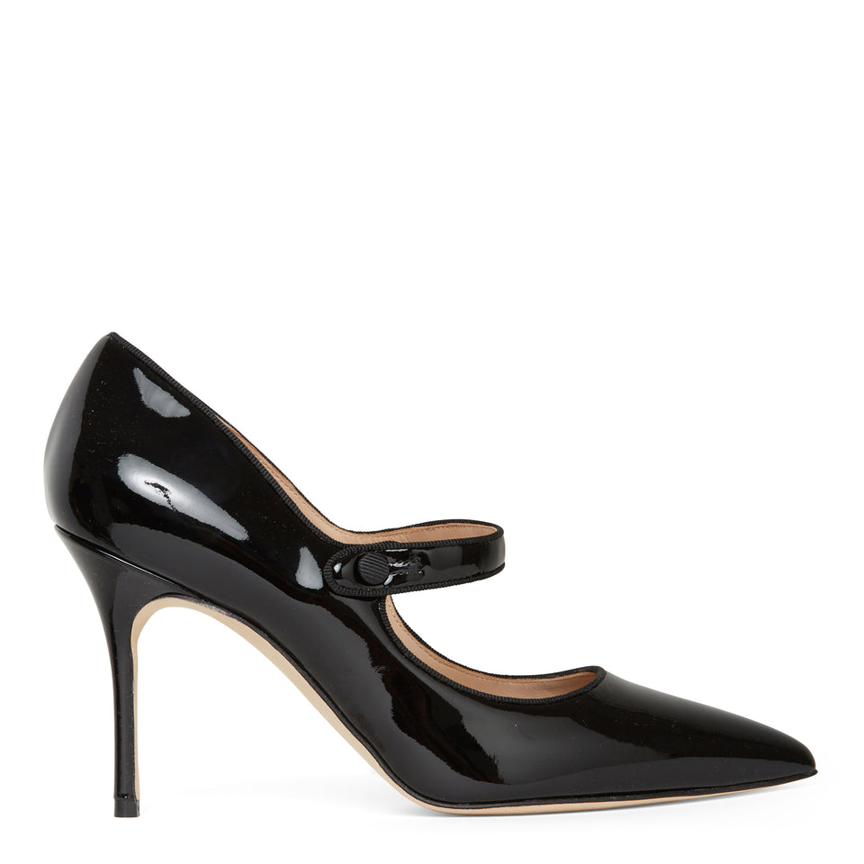 "Camparinew" pumps in black patent leather