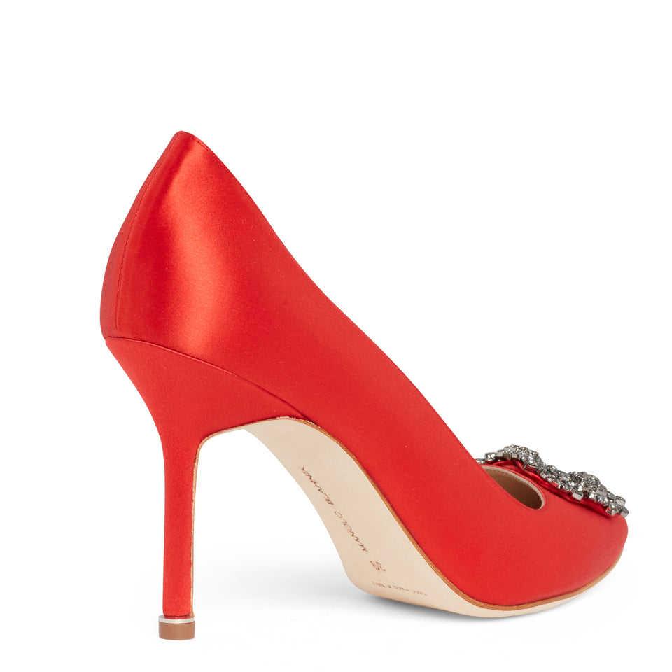 ''Hangisi 90'' pump in red satin