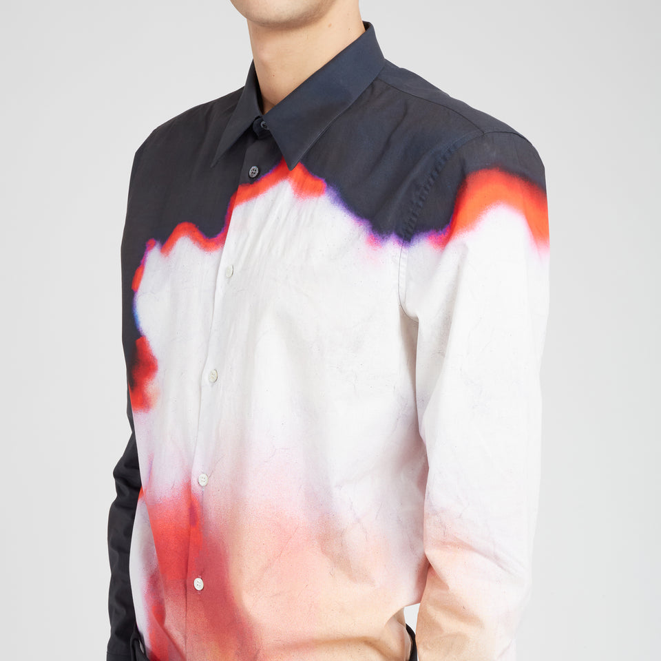 Camicia in cotone multicolor