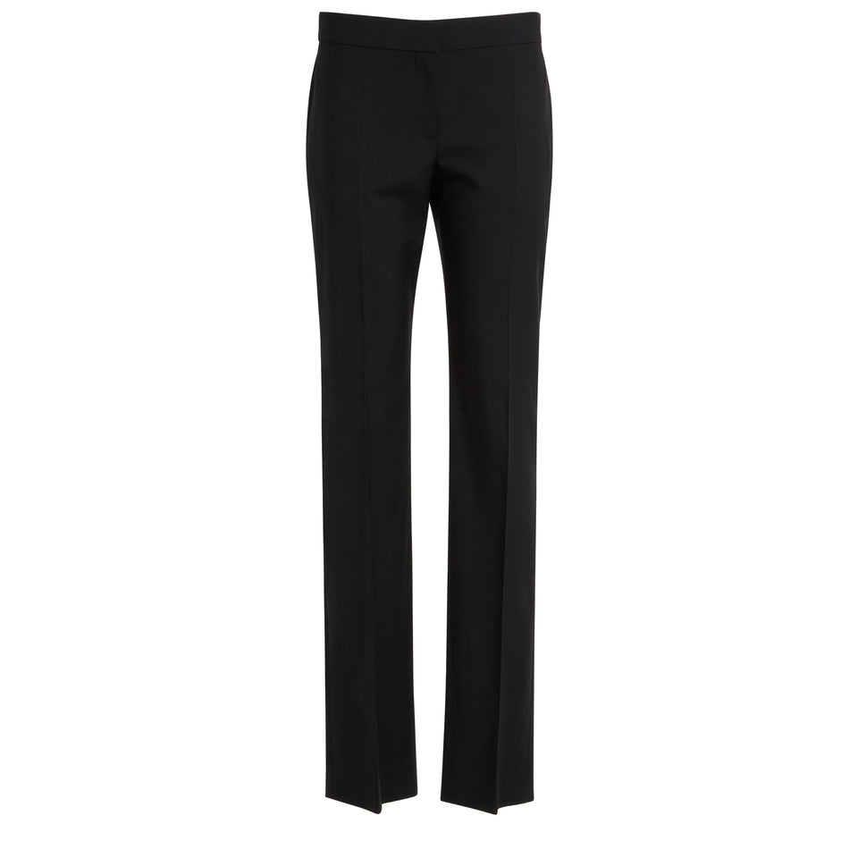 Tailored trousers in black fabric