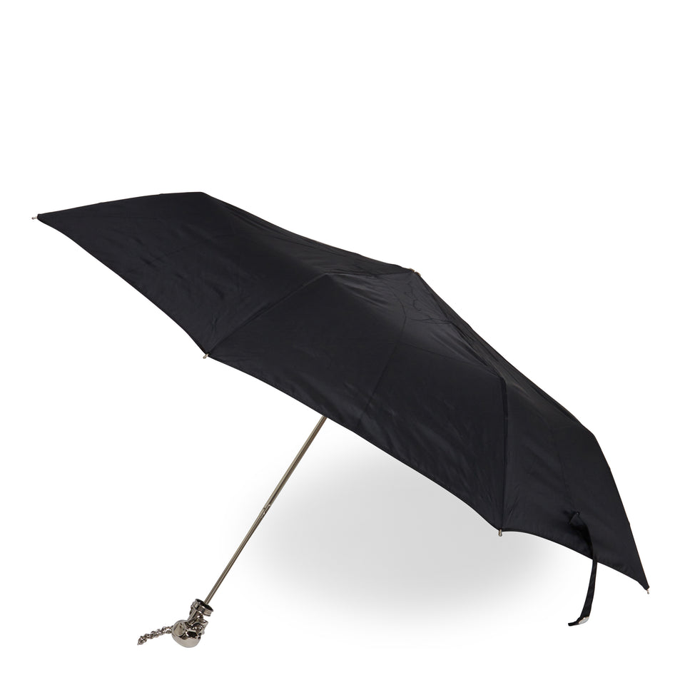 Black fabric umbrella