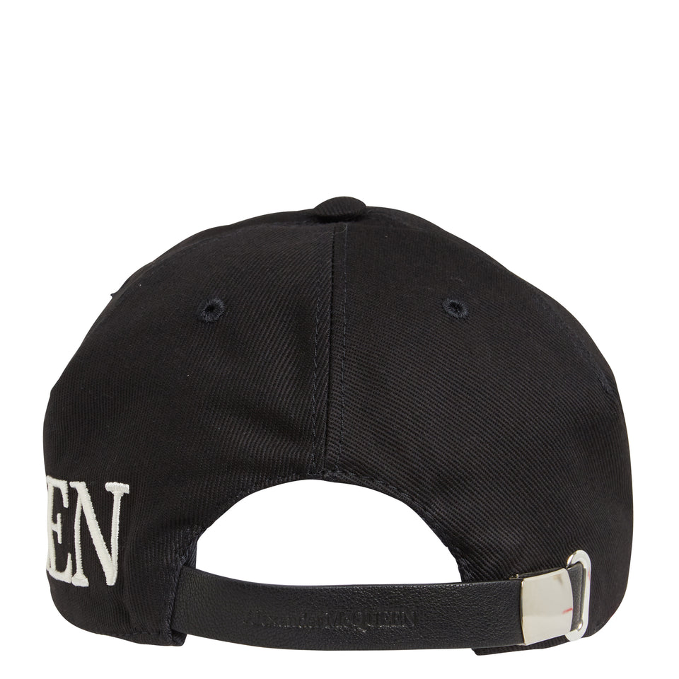 Black cotton baseball hat