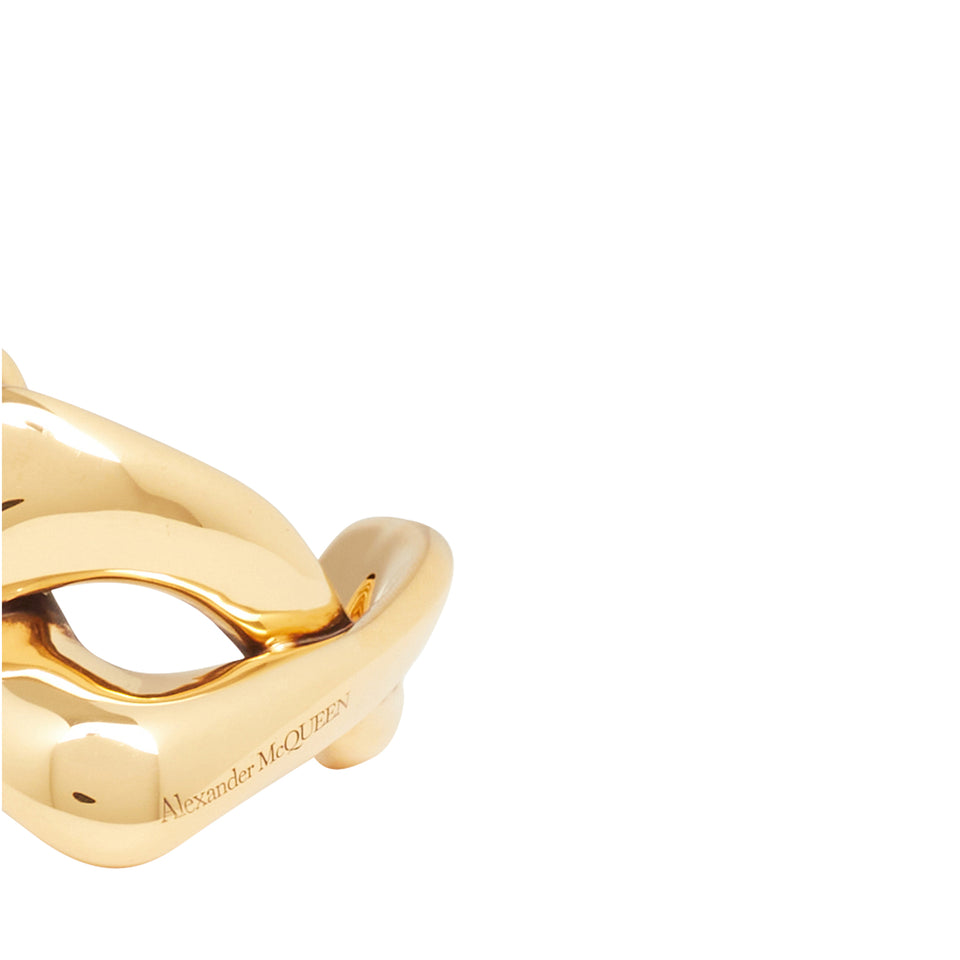 Golden brass bracelet