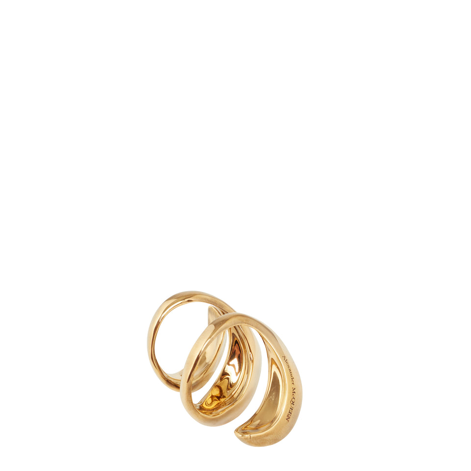 Golden brass ring