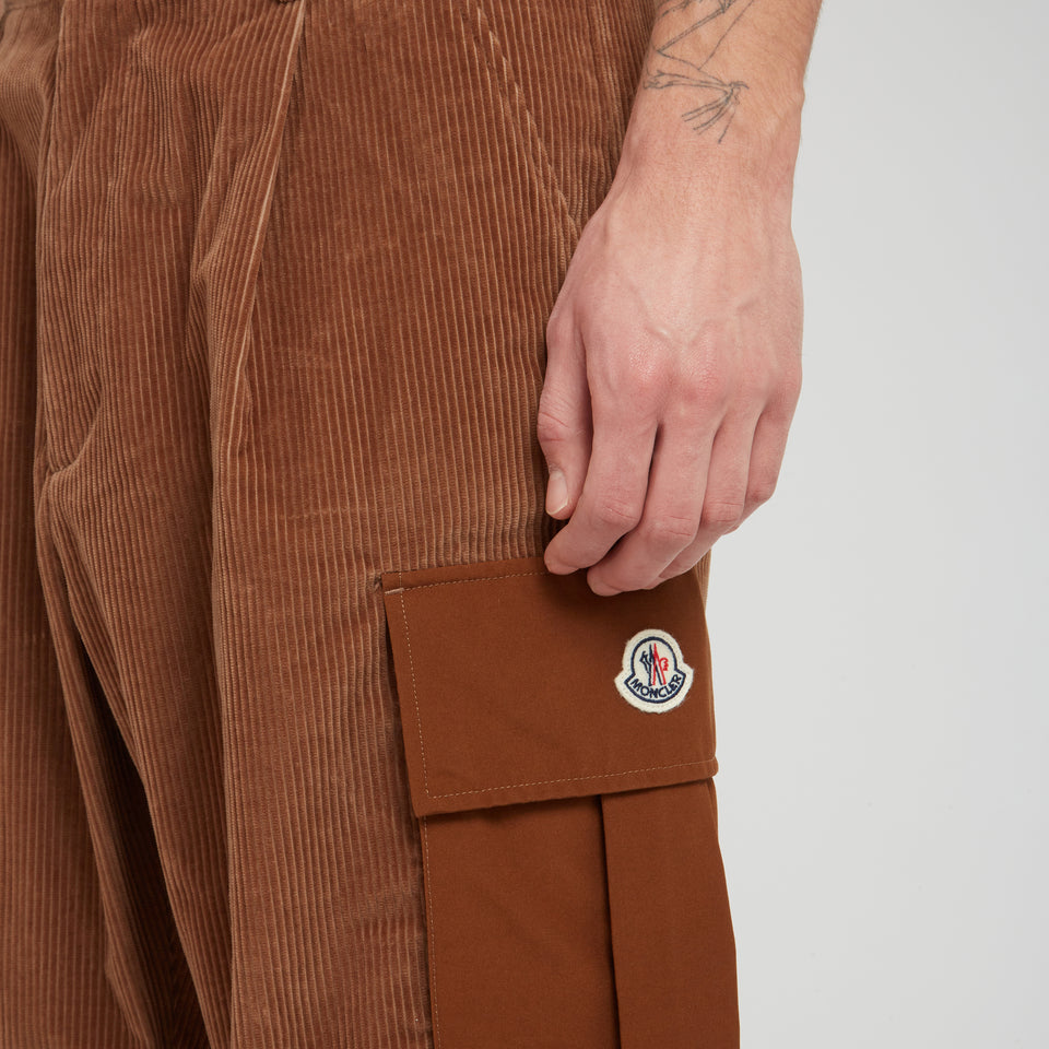 Brown velvet trousers